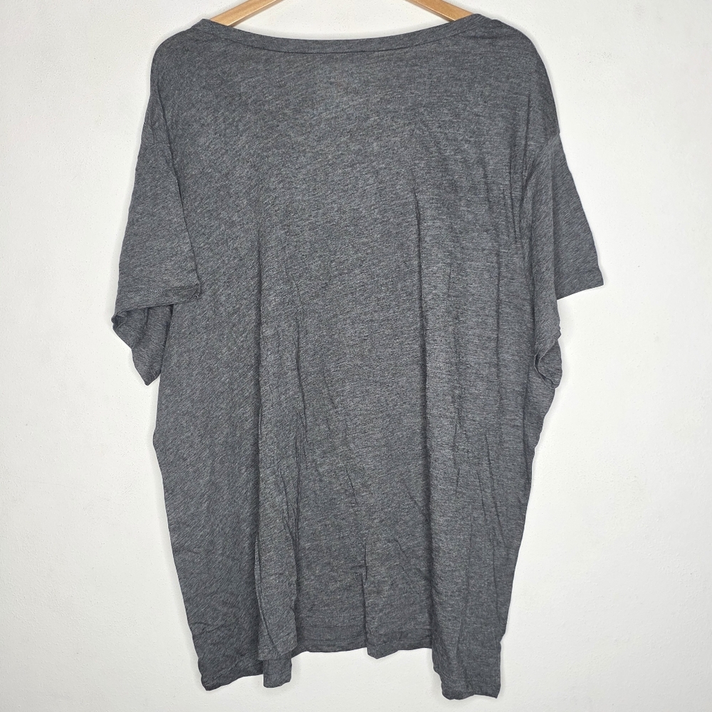 NEW TORRID Performance Cotton Soft Active Tee Moon Glitch Charcoal Gray 3 / 3X - Picture 2 of 5
